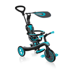 Globber Explorer Trike 4in1 Bambini Kickbike Colore foglia di tè