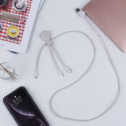 Xoopar XP71024.38LR cavo per cellulare Bianco 1 m USB C + USB A Lightning + micro-USB B + USB C - Vista aggiuntiva 6