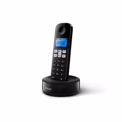 Philips D1611B/34 telefono Telefono DECT Identificatore di chiamata Nero