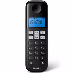 Philips D1611B/34 telefono Telefono DECT Identificatore di chiamata Nero