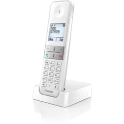 Philips D4701W/34 telefono Telefono DECT Identificatore di chiamata Bianco