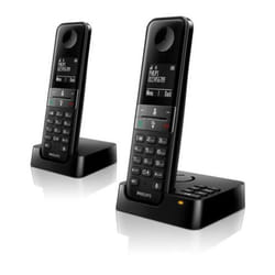 Philips D4752B Telefono DECT Identificatore di chiamata Nero