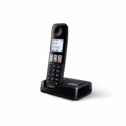 Philips D2551B Telefono DECT Identificatore di chiamata Nero