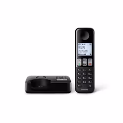 Philips D2551B Telefono DECT Identificatore di chiamata Nero - Vista aggiuntiva 5