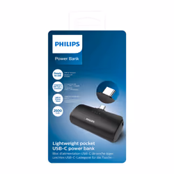 Philips DLP2510C/03 batteria portatile Ioni di Litio 2500 mAh Carica wireless Nero - Vista aggiuntiva 2