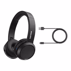 Philips 4000 series TAH4205BK/00 cuffia e auricolare Wireless A Padiglione Musica e Chiamate USB tipo-C Bluetooth Nero - Vista aggiuntiva 2