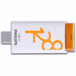 Philips USB 3.2 128 GB Click Series Gen 1 USB-C unità flash USB USB tipo-C 3.2 Gen 1 (3.1 Gen 1) Bianco - Vista aggiuntiva 2