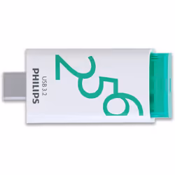 Philips USB 3.2 256 GB Click Series Gen 1 USB-C unità flash USB USB tipo A 3.2 Gen 1 (3.1 Gen 1) Bianco - Vista aggiuntiva 2