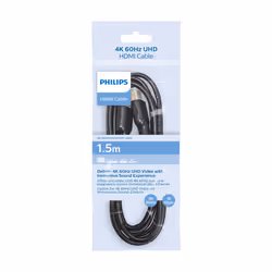 Philips SWV5510/00 cavo HDMI 1,5 m HDMI tipo A (Standard) Nero