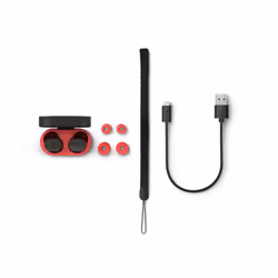 Philips TAA5508BK/00 cuffia e auricolare True Wireless Stereo (TWS) In-ear Musica e Chiamate Bluetooth Nero, Rosso - Vista aggiuntiva 8
