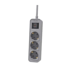 Philips CHP2134G/10 protezione da sovraccarico Grigio 3 presa(e) AC 1,5 m