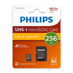 Philips FM25MP45B/00 memoria flash 256 GB MicroSDHC UHS-I Classe 10 - Vista aggiuntiva 2