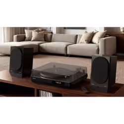Philips TAFT1/10 piatto audio Giradischi con trasmissione a cinghia Nero - Vista aggiuntiva 2