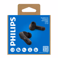 Philips TAT2100 Auricolare True Wireless Stereo (TWS) In-ear Musica e Chiamate Bluetooth Nero - Vista aggiuntiva 5