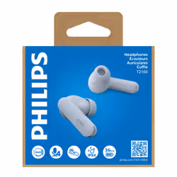 Philips TAT2100 Auricolare True Wireless Stereo (TWS) In-ear Musica e Chiamate Bluetooth Azzurro - Vista aggiuntiva 2