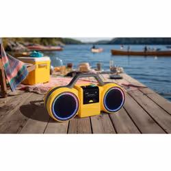 Philips The Roller Altoparlante portatile stereo Giallo 60 W - Vista aggiuntiva 8