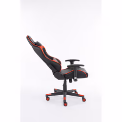 Momo Design MD-GC005A-KR sedia per videogioco Poltrona per gaming Seduta imbottita Nero, Rosso - Vista aggiuntiva 5