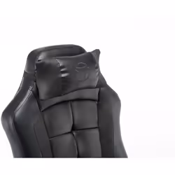 Momo Design MD-GC003OFF-K sedia per videogioco Sedia da gaming per PC Seduta imbottita Nero