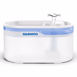 Daewoo D-WF116, Abbeveratoio automatico per animali domestici, Acrilonitrile butadiene stirene (ABS), Silicone, Blu, Bianco, ...