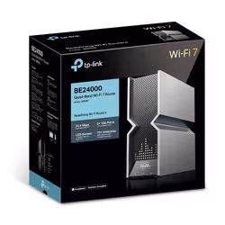 TP-Link Archer BE900 router wireless Multi-Gigabit Ethernet Quad-band (2.4 GHz / 5 GHz-1 / 5 GHz-2 / 6 GHz) Nero, Grigio - Vista aggiuntiva 6