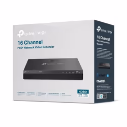 TP-Link VIGI NVR2016H-16MP Videoregistratore di rete (NVR) Nero - Vista aggiuntiva 4