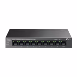 TP-Link LiteWave LS109P, Non gestito, Fast Ethernet (10/100), Supporto Power over Ethernet (PoE), Montabile a parete