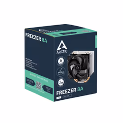 ARCTIC Freezer 8A Processore Raffreddatore d'aria 10 cm Alluminio, Nero - Vista aggiuntiva 6
