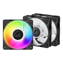 ARCTIC Freezer P12 Pro A-RGB Case per computer Ventilatore 12 cm Nero, Bianco 3 pz