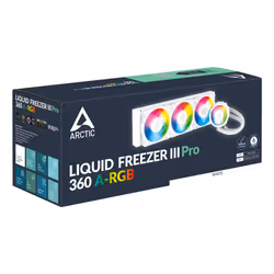 ARCTIC Liquid Freezer III Pro 360 A-RGB (White) Processore Kit di raffreddamento a liquido 12 cm Bianco 1 pz - Vista aggiuntiva 6