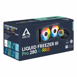 ARCTIC Liquid Freezer III Pro 280 A-RGB Processore Raffreddatore di liquidi tutto in uno 14 cm Nero 1 pz - Vista aggiuntiva 6