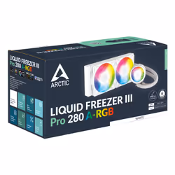 ARCTIC Liquid Freezer III Pro 280 A-RGB (White) Processore Raffreddatore di liquidi tutto in uno 12 cm Bianco 1 pz - Vista aggiuntiva 6