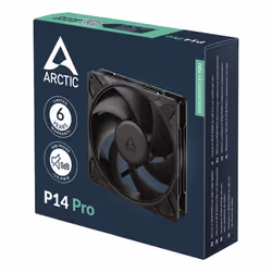 ARCTIC P14 Pro Case per computer Ventilatore 14 cm Nero - Vista aggiuntiva 6