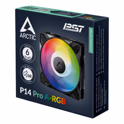 ARCTIC P14 Pro A-RGB Case per computer Ventilatore 14 cm Nero 1 pz - Vista aggiuntiva 8