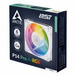 ARCTIC P14 Pro A-RGB Case per computer Ventilatore 14 cm Bianco 1 pz - Vista aggiuntiva 8