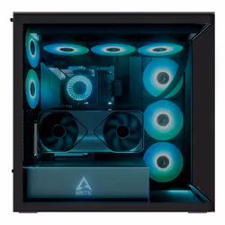 ARCTIC Xtender VG (Black) Midi Tower Nero - Vista aggiuntiva 7