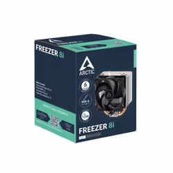 ARCTIC Freezer 8i Processore Raffreddatore d'aria 10 cm Alluminio, Nero - Vista aggiuntiva 6
