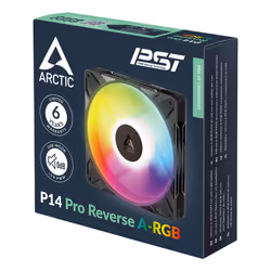 ARCTIC Freezer P14 Pro Reverse A-RGB Case per computer Ventilatore 14 cm Nero 1 pz - Vista aggiuntiva 6