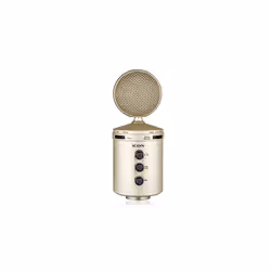 Icon U24, Microfono da tavolo, 16 bit, 48 kHz, Manopola, Cablato, USB