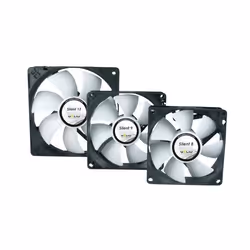 Gelid Solutions Silent 12 Case per computer Ventilatore 12 cm Nero, Bianco