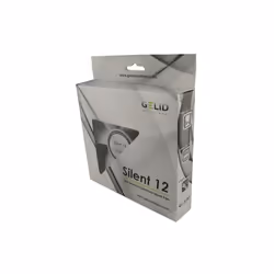 Gelid Solutions Silent 12 Case per computer Ventilatore 12 cm Nero, Bianco