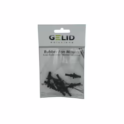 Gelid Solutions RB-GR02-B kit di fissaggio Nero Gomma