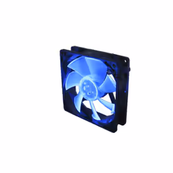 Gelid Solutions WING 8 UV Blue Case per computer Ventilatore 8 cm Nero, Blu