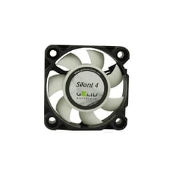 Gelid Solutions Silent 4 Case per computer Ventilatore 4 cm Nero, Bianco