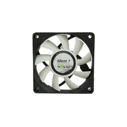 Gelid Solutions Silent 7 Case per computer Ventilatore 7 cm Nero, Bianco