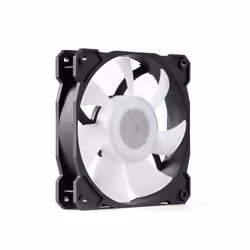 Gelid Solutions Radiant-D Case per computer Ventilatore 12 cm Nero, Bianco 1 pz