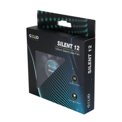 Gelid Solutions FN-PX12-11 sistema di raffreddamento per computer Case per computer Ventilatore 12 cm Nero 1 pz