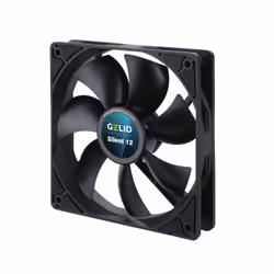 Gelid Solutions FN-PX12-11 sistema di raffreddamento per computer Case per computer Ventilatore 12 cm Nero 1 pz