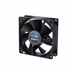 Gelid Solutions FN-PX08-21 sistema di raffreddamento per computer Case per computer Ventilatore 8 cm Nero 1 pz