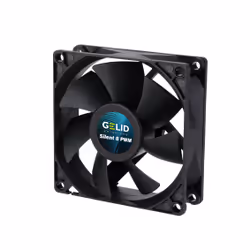 Gelid Solutions FN-PX08-21 sistema di raffreddamento per computer Case per computer Ventilatore 8 cm Nero 1 pz