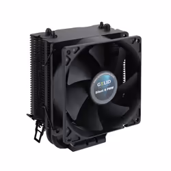 Gelid Solutions BlackFrore, Raffreddatore d'aria, 9,2 cm, 900 Giri/min, 2000 Giri/min, Nero